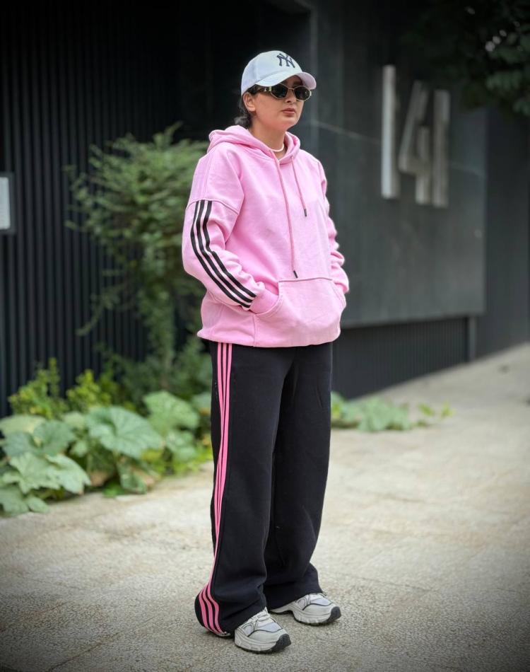 ست هودی شلوار سه خط کد 177